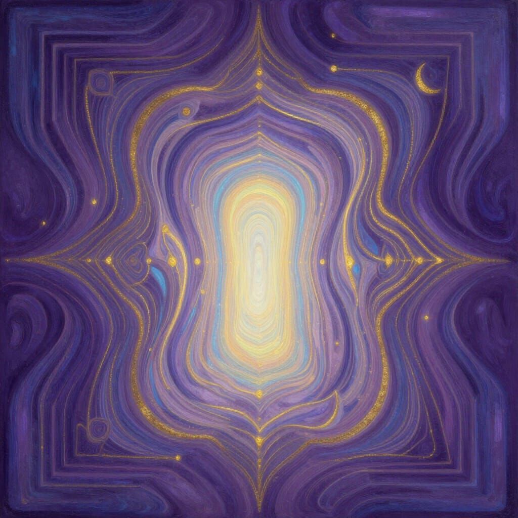 Mysterious Portal of Transformation in Ethereal Style