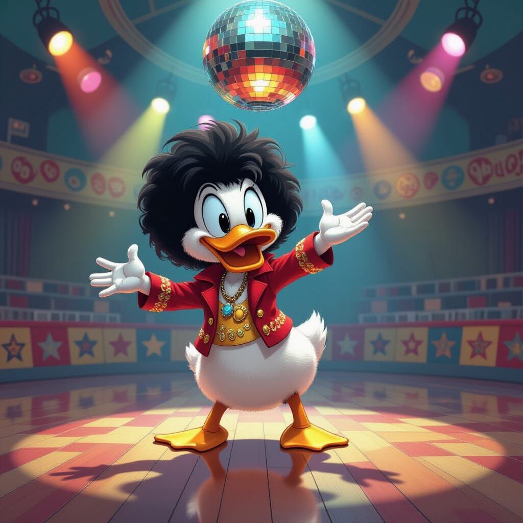 Duckling's Retro Disco Dance Party