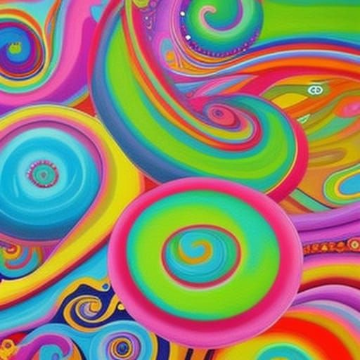 Apocalyptic Bubbles in Gouache Candyland