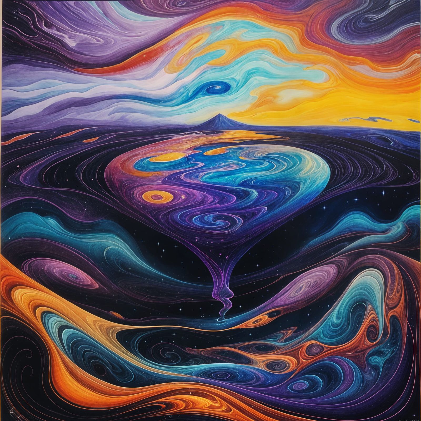 AI Generated Image of the Word Wow