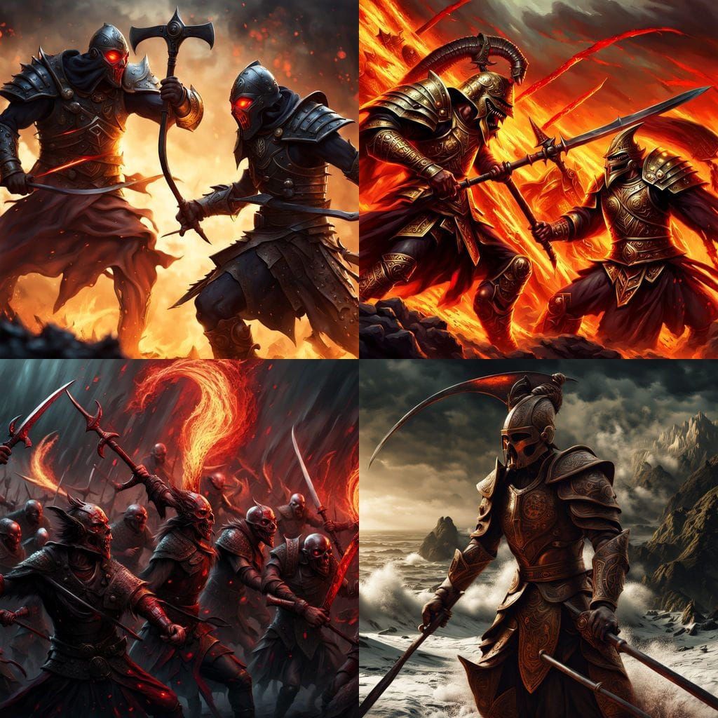 Ancient Armies Clash at Red Sea Under Black Sun