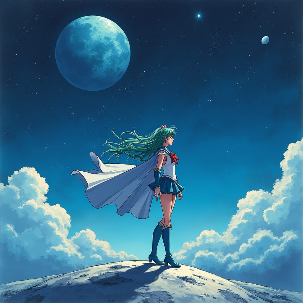 Sailor Neptune Guardians the Lunar Horizon