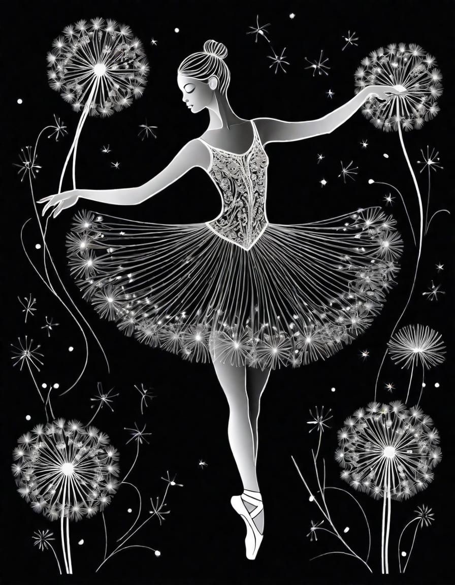 Line Art  - DAILY CHALLENGE #370 - Dance of the Dandelions