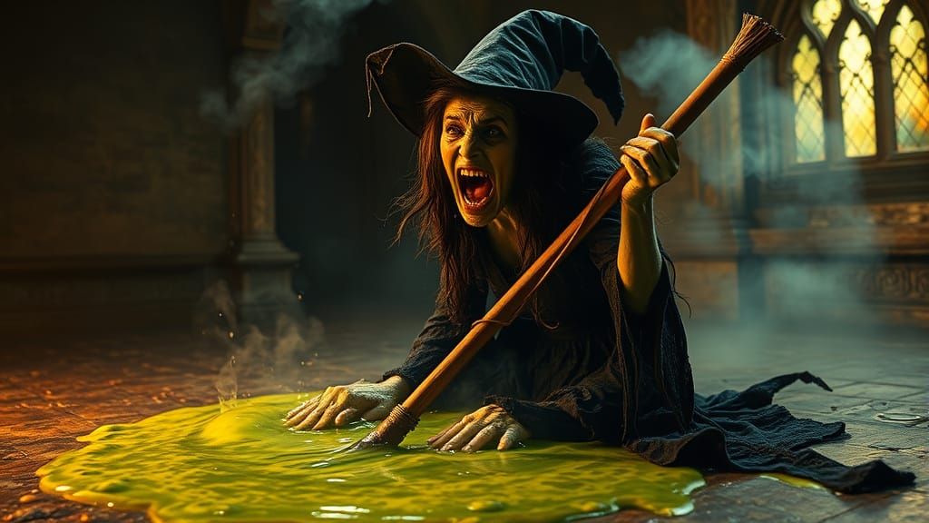 Wicked Witch of the West Melts in Acid