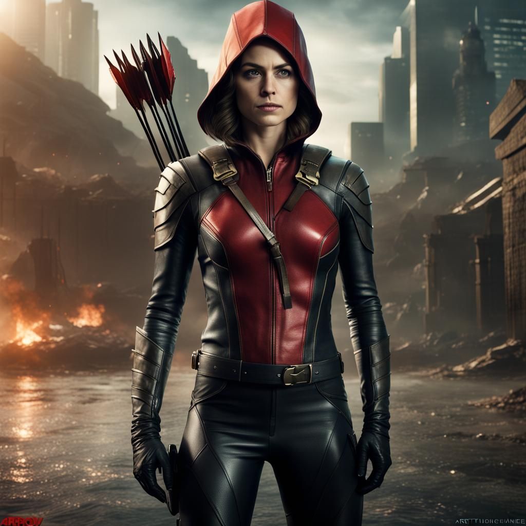 Thea Queen as Speedy: Detailed Fantasy Concept Art