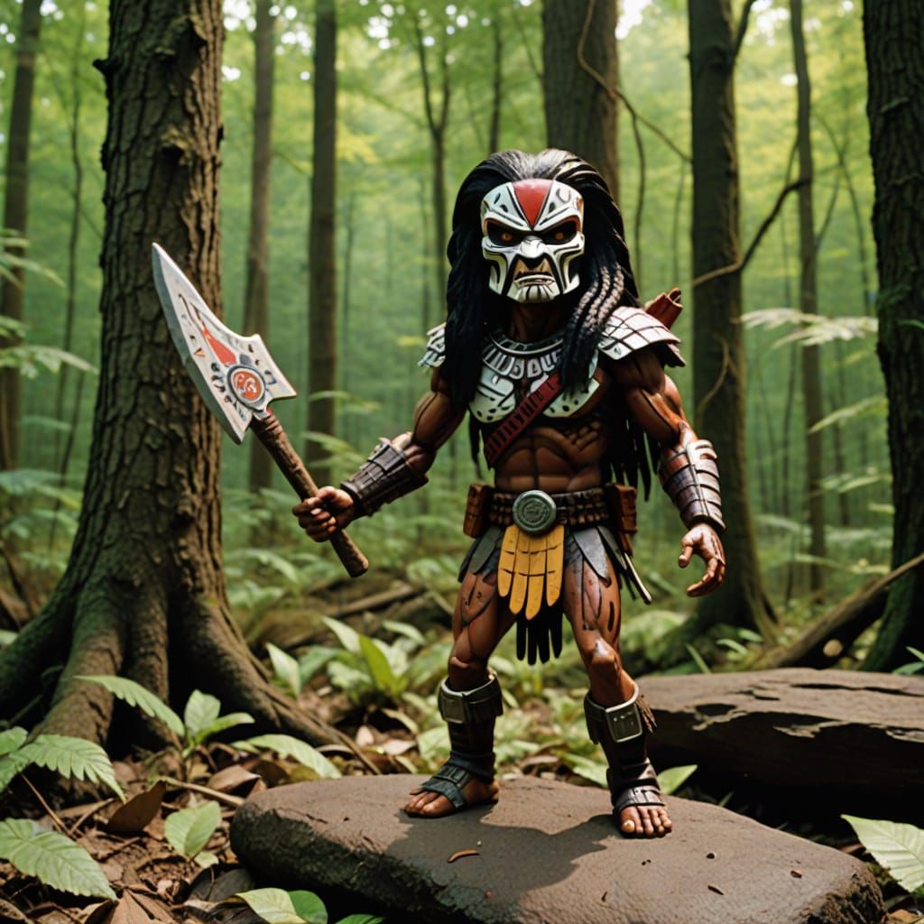Stop-Motion Predator Fight in Midwest Forest