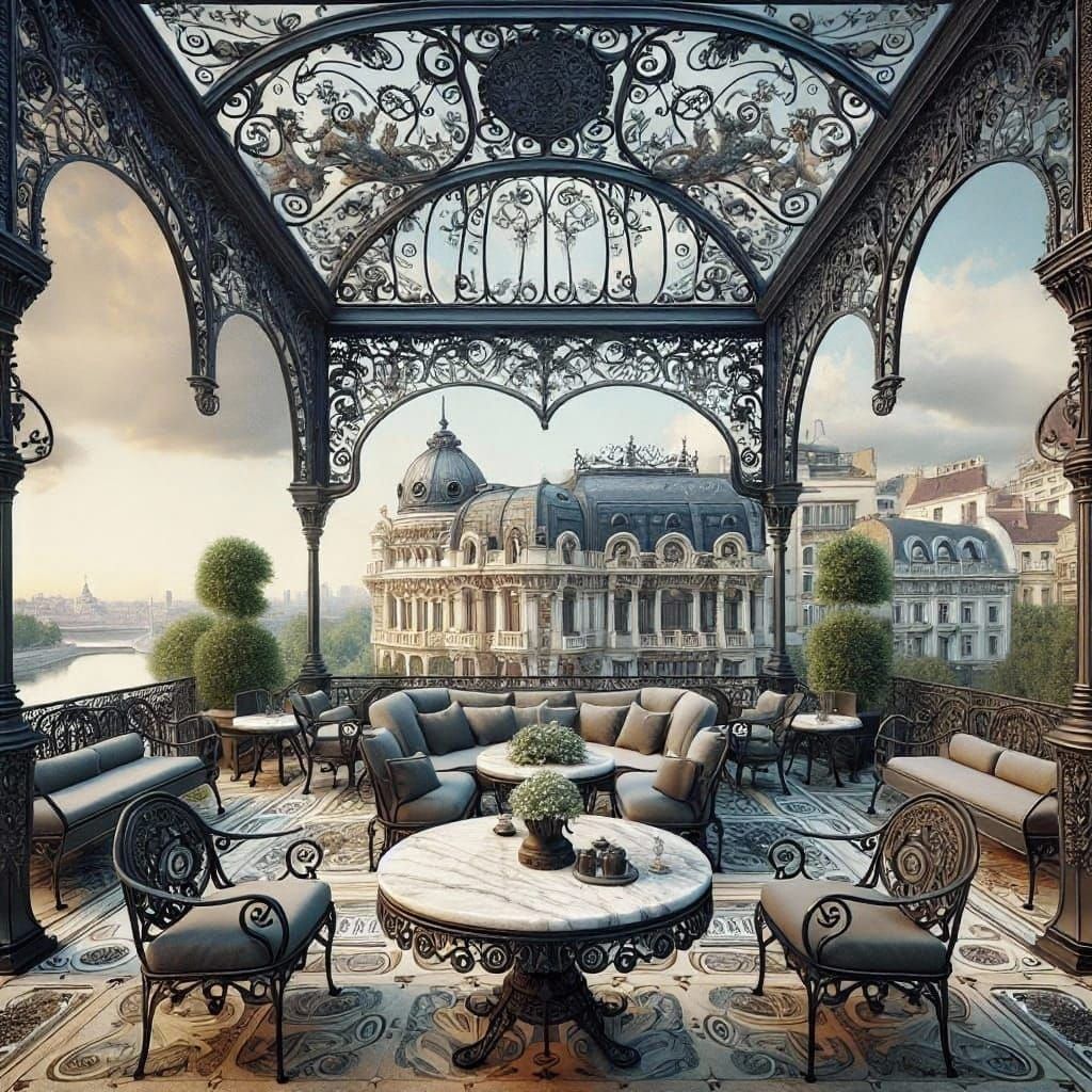 Belle Epoque Winter Garden in Bucharest