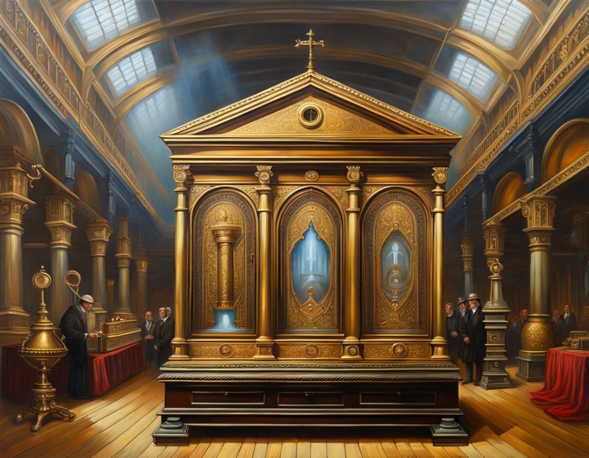 Ark of Covenant Displayed in Steampunk Museum