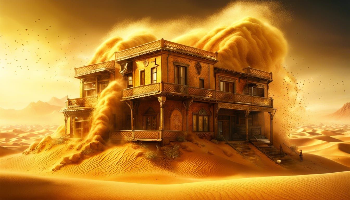 Sandstorm house