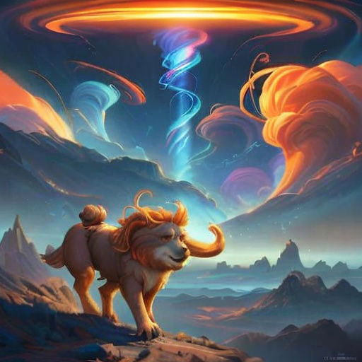 Fantastical Digital Painting: "Toto, Hurry!"