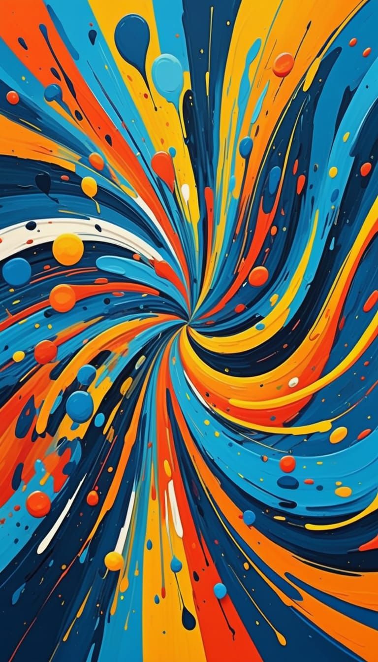 Abstract Expressionism: Chaotic Symphony in Impasto