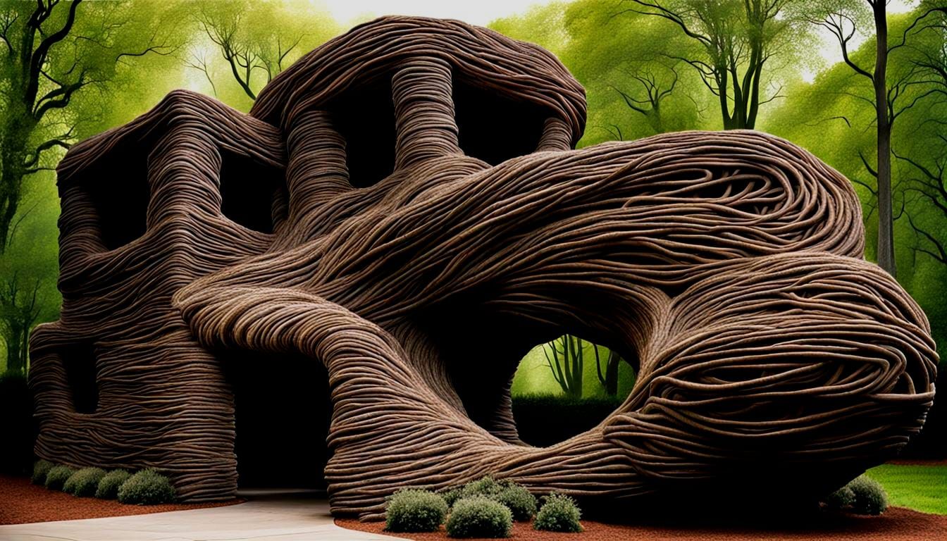 Surreal Sculpture in Environmental Art Style