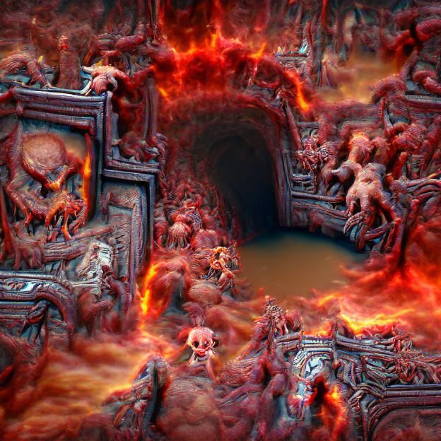 Infernal Gates to a Hellish Landscape