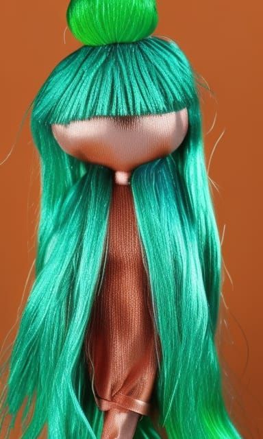 Copper and Rubber Band Oceanid Doll