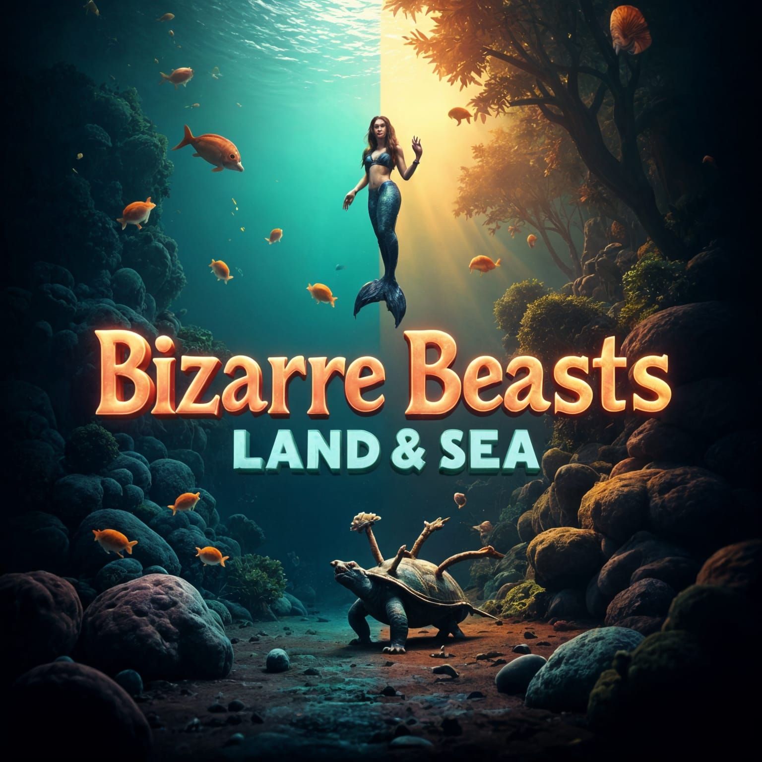 Bizarre Beasts: Vibrant YouTube Banner Design
