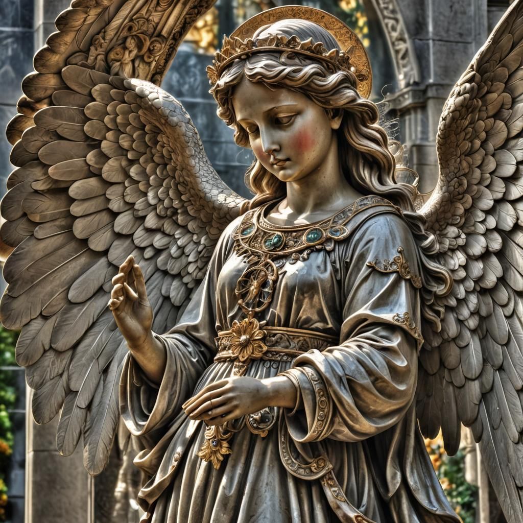 Radiant Guardian Angel of Protection and Love