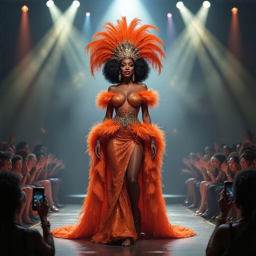 Afrofuturist Queen Commands Stage in Dazzling Lights