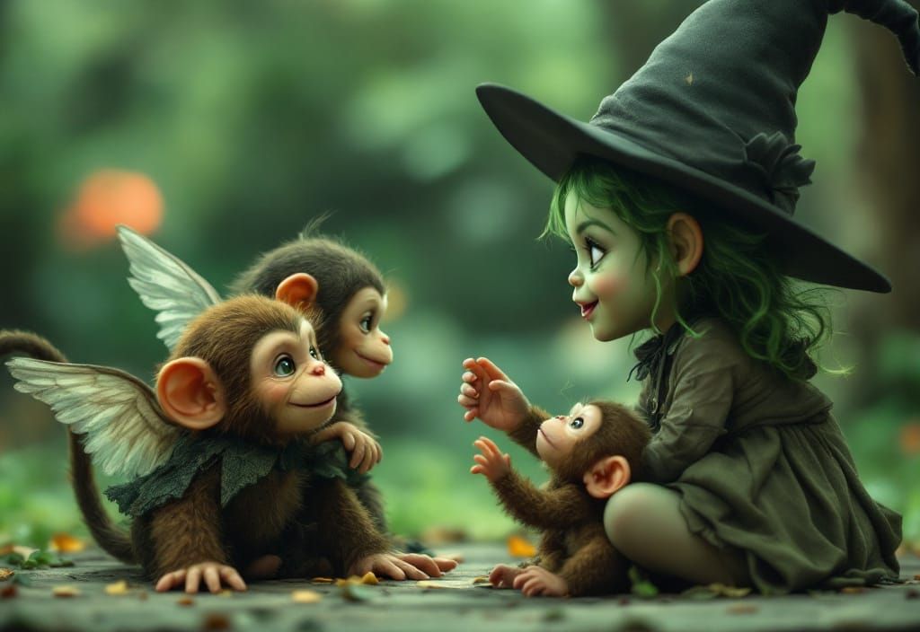 Wicked Witch of the West as a Toddler