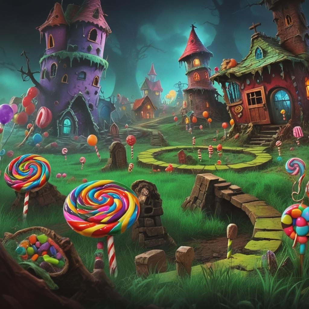 Cursed Candyland Adventure: Cryptic Echoes
