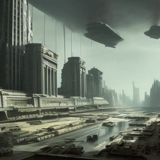 Epic Cinematic UNSC Digital Matte Painting