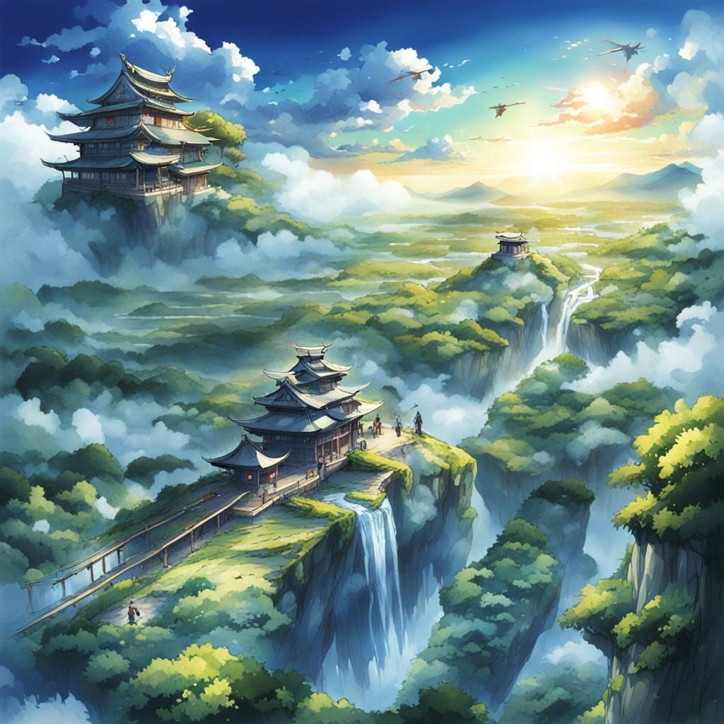 Anime Style Avatar Key Visual Art