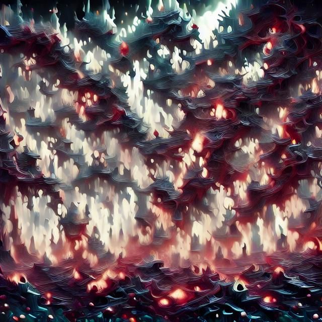 Viscous Horror: A Fragmented Creature of the Abyss