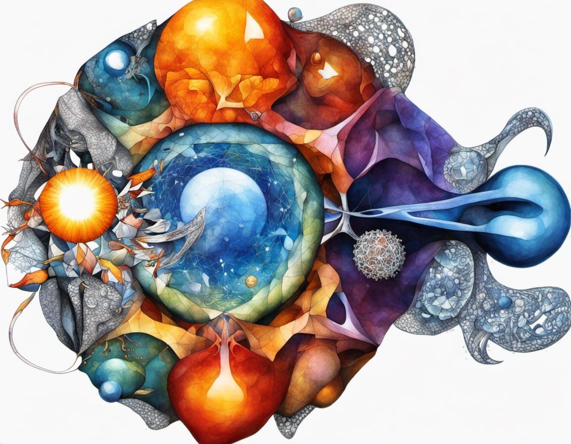 Crystalline Fractal with Earth Chakra Elements