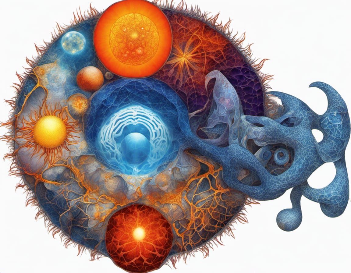 Quantum Zentangle with Crystalline and Fractal Elements