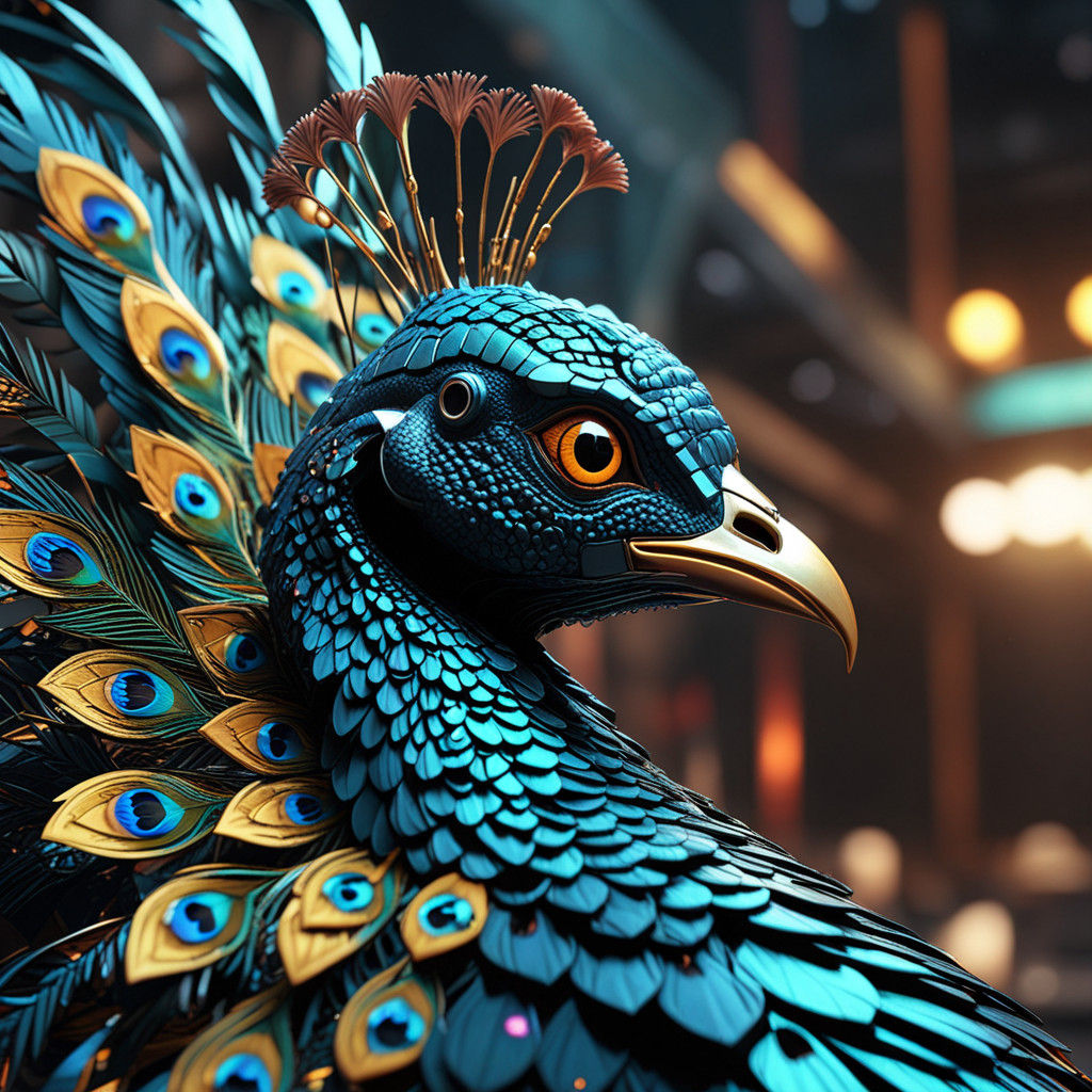 Cybernetic Peacock's Timestretched Symphony Revealed in Intr...