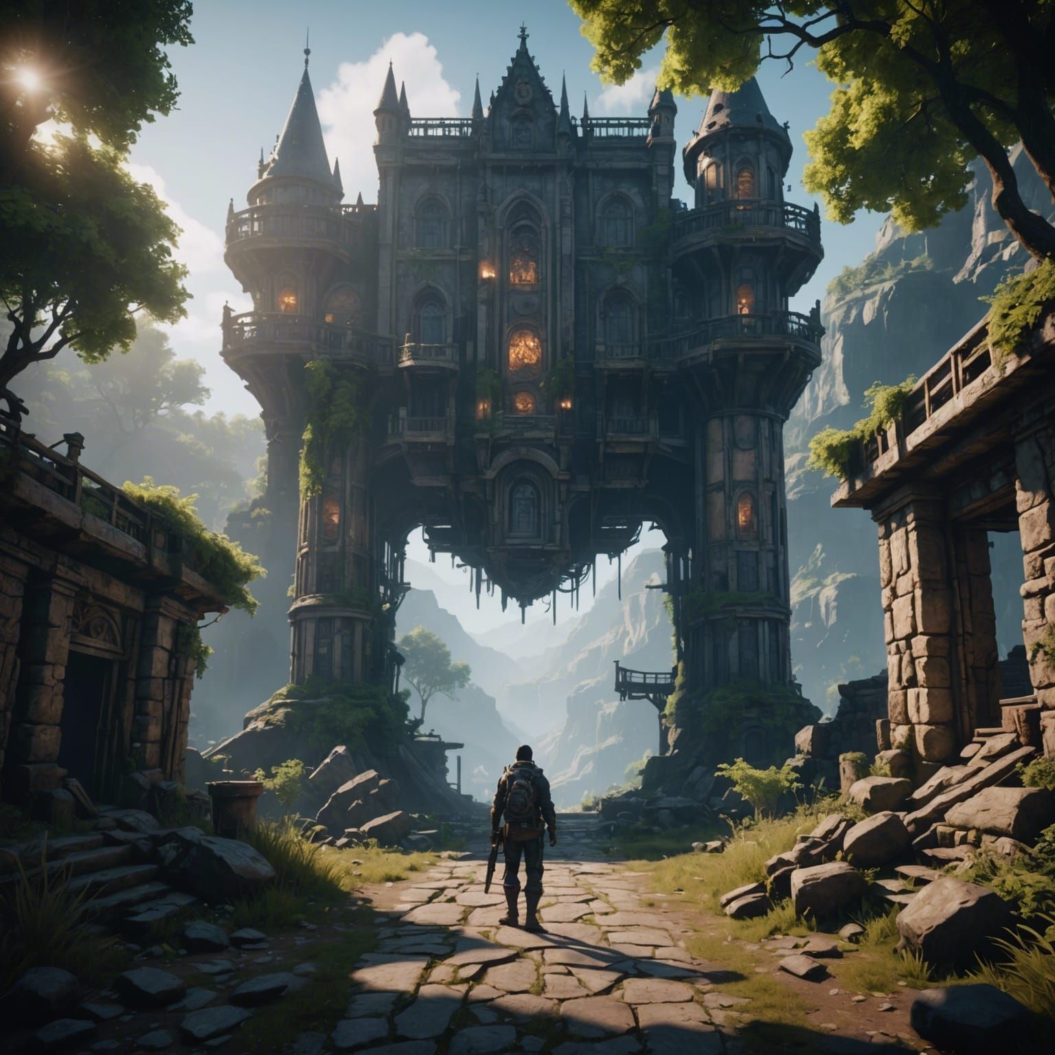 Epic 3D Videogame Graphics in 8K Resolution