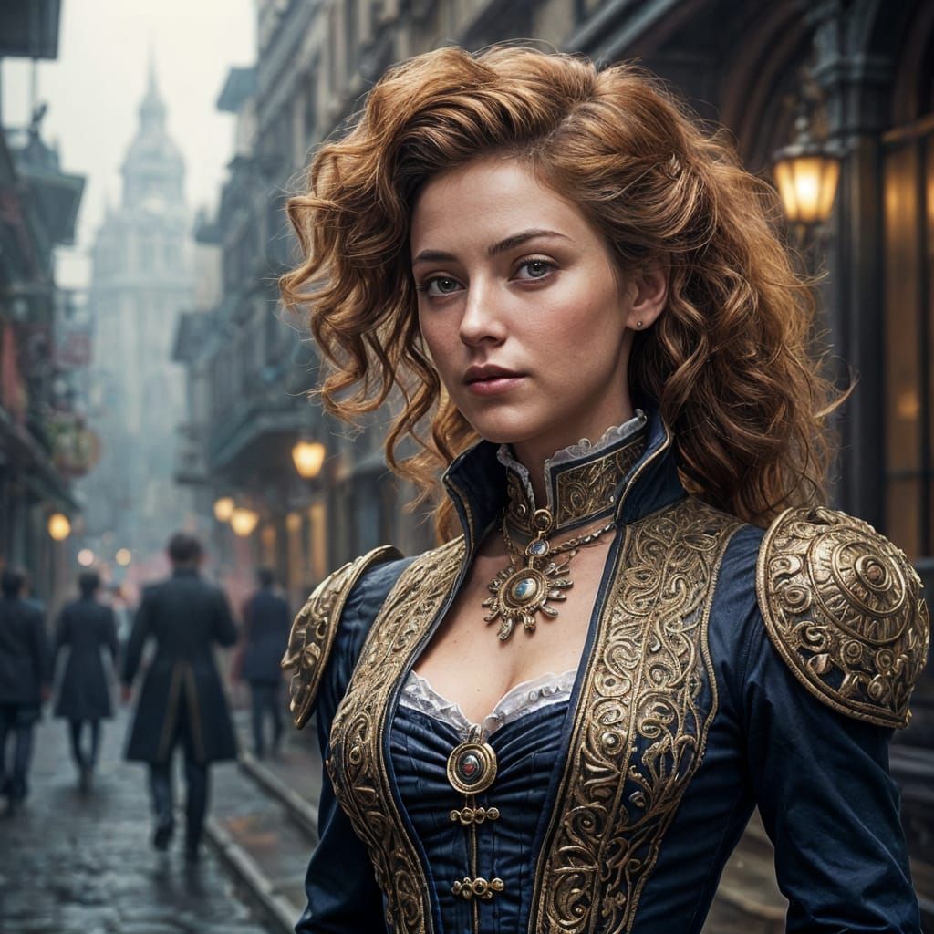 A Victorian Tech-Noir Siren