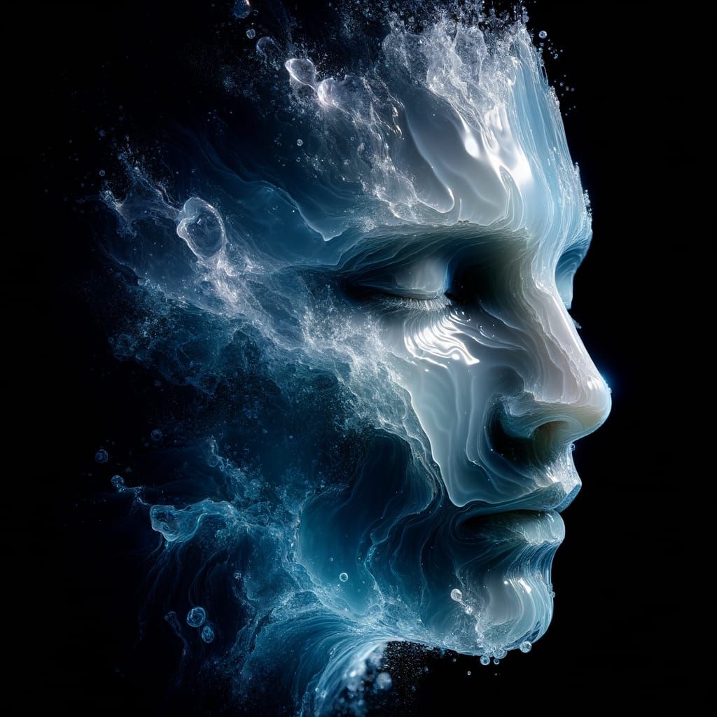 Water Face: A Fantasy Art Masterpiece