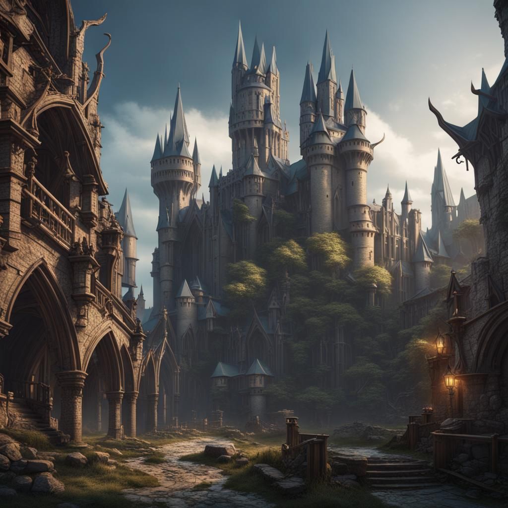 Medieval Meets Sci-Fi: Fantasy Concept Art