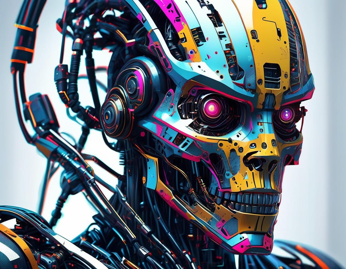 Disturbing Robot-Human Hybrid Torture by Evil AI