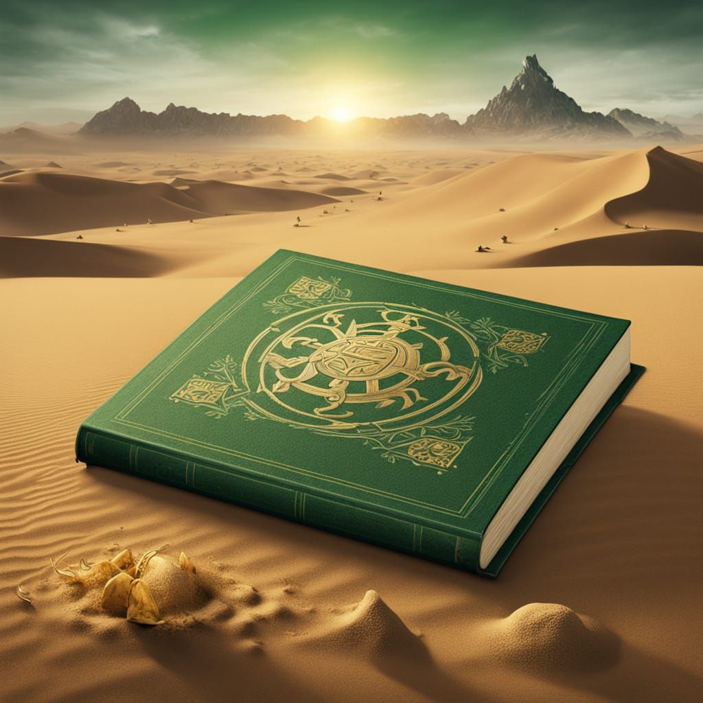 Fantasy Book Cover: The Scorpion Cure in Desert Sands