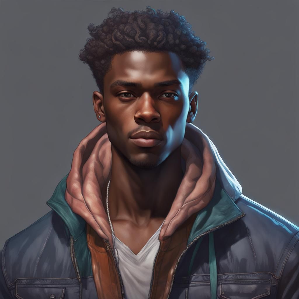 Detailed Portrait of Young Man in Unreal Engine 5