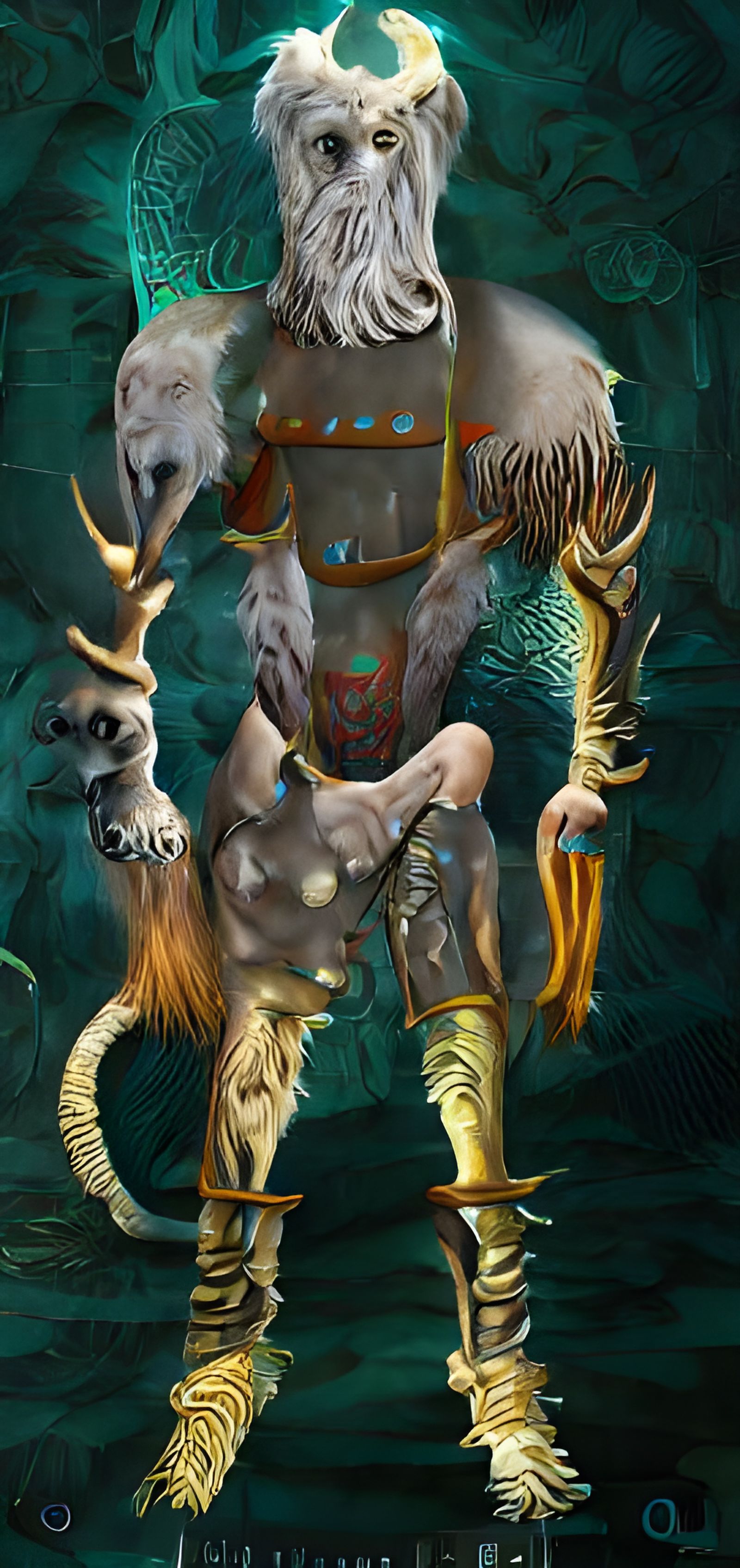 Medieval Beast Man Fantasy in 3D Digital Art