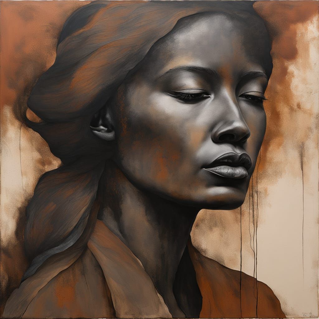 Moody Beauty in Georgia O'Keeffe Style