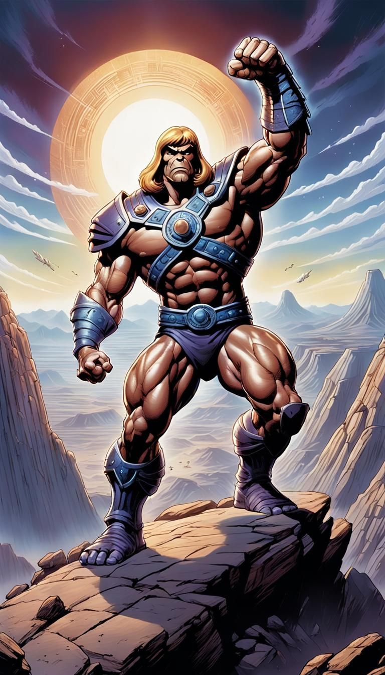 Fisto Ready for Battle: Comic Book Art