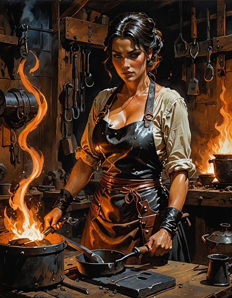 "Lady Blacksmith" Magazine