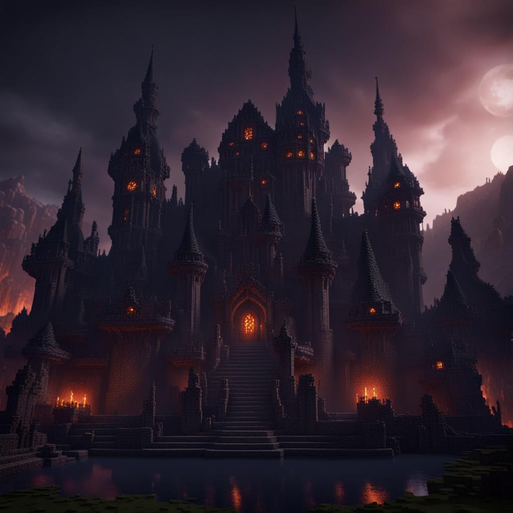 Evil Kingdom of Darkness: Detailed Fantasy Concept Art