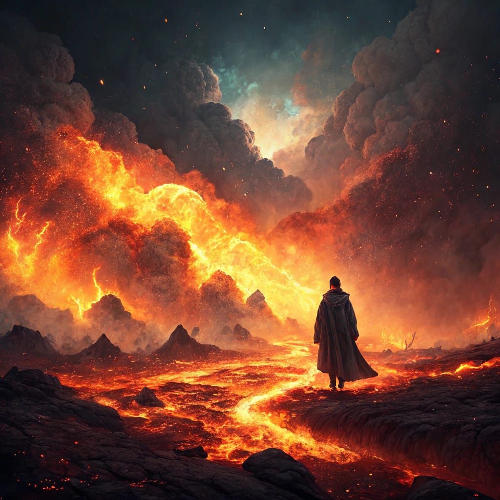 Fiery Rebirth: A Cycle of Resilience