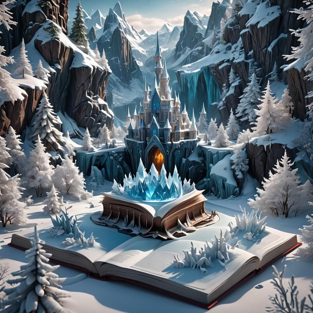 Frozen World Emerges From 3D Pop-Up Book