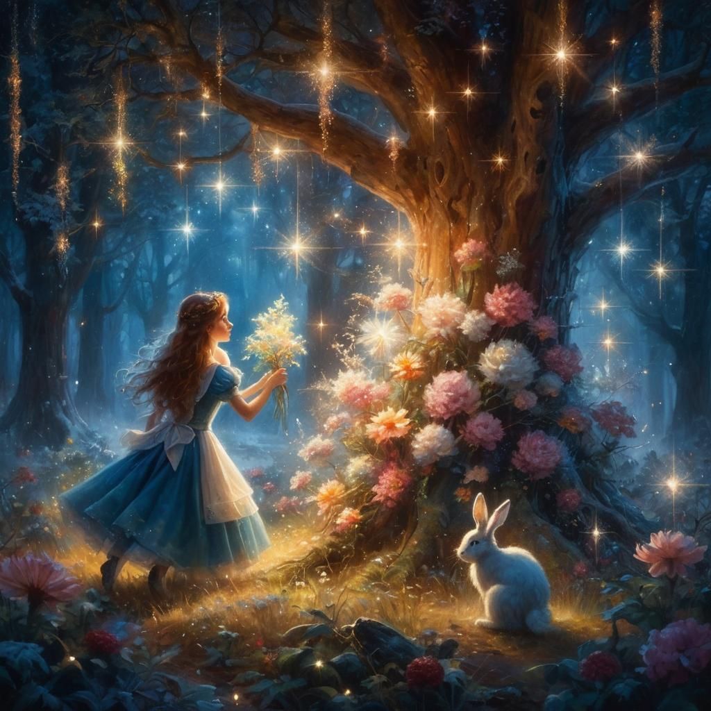 Alice in the magical forest