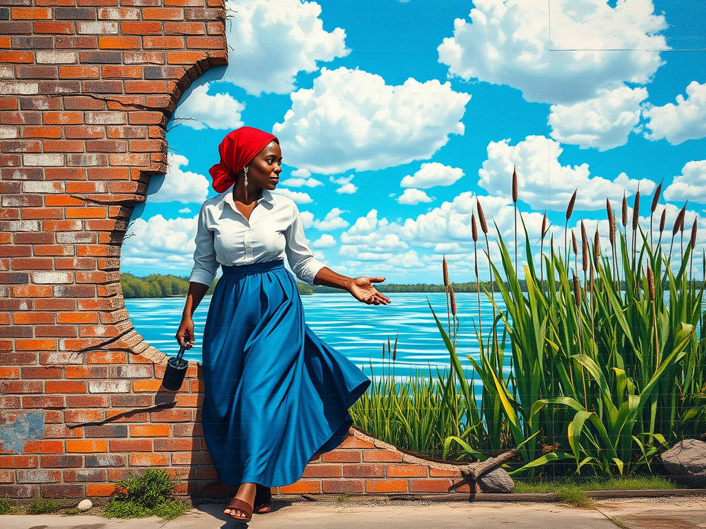 Vibrant Street Art Mural Offering Aid