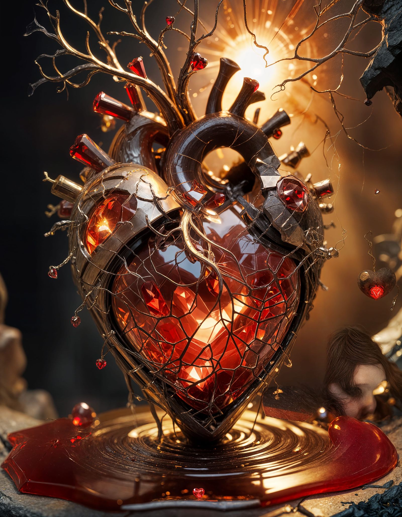 Fractured Gem Heart of Memories