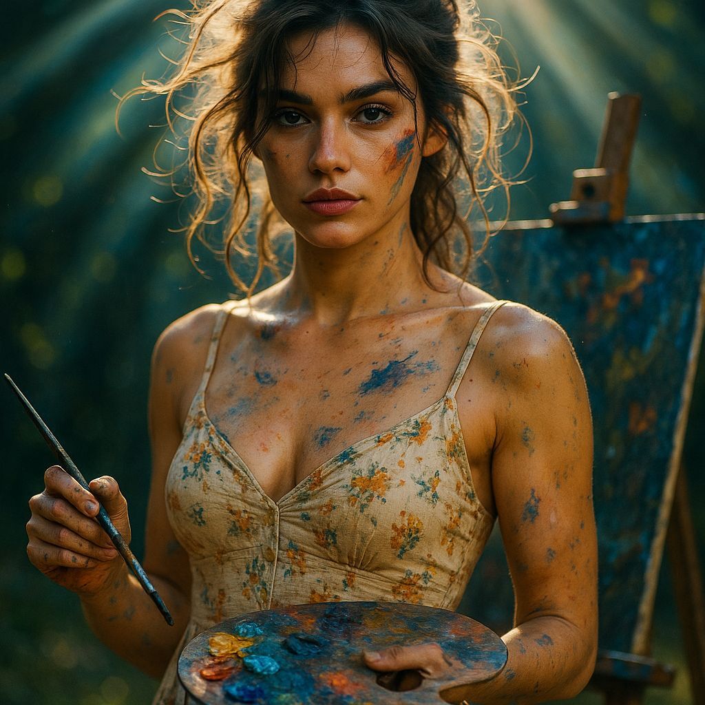 Hyper-Realistic Mystery Goddess as Photograph