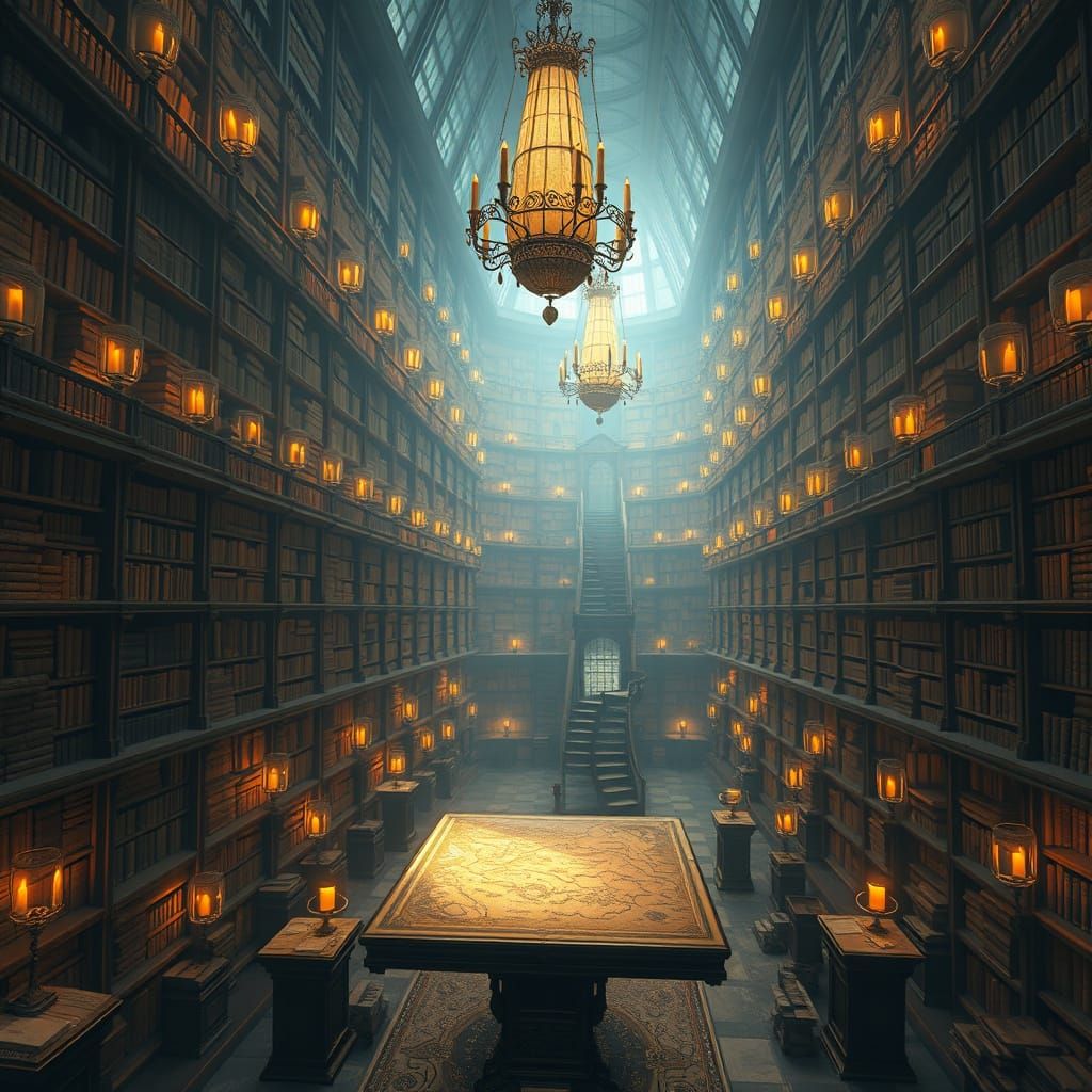 Ethereal Library of Lost Knowledge