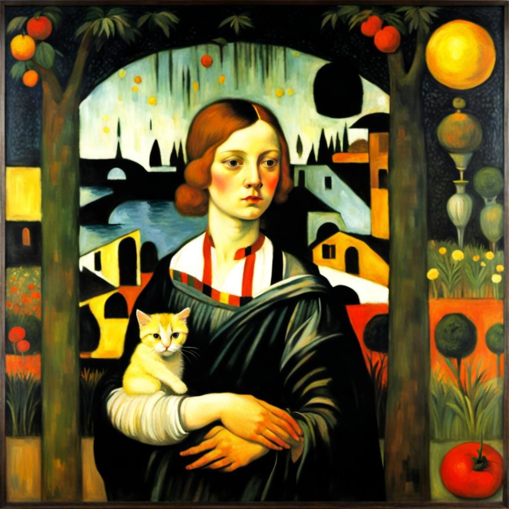 Classical Masters Combined in AI Art