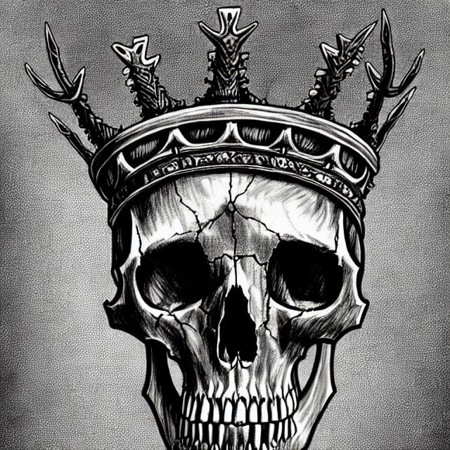 Skull of of an ancient King